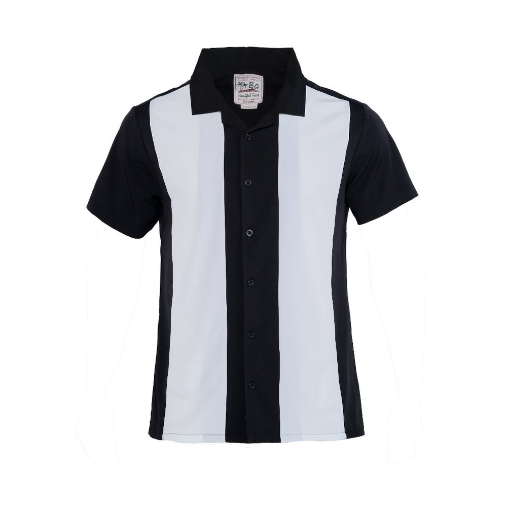Men's Vintage Bowling Shirts Beach Shirts
